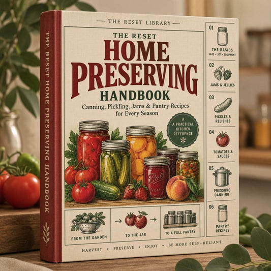 THE RESET HOME PRESERVING HANDBOOK