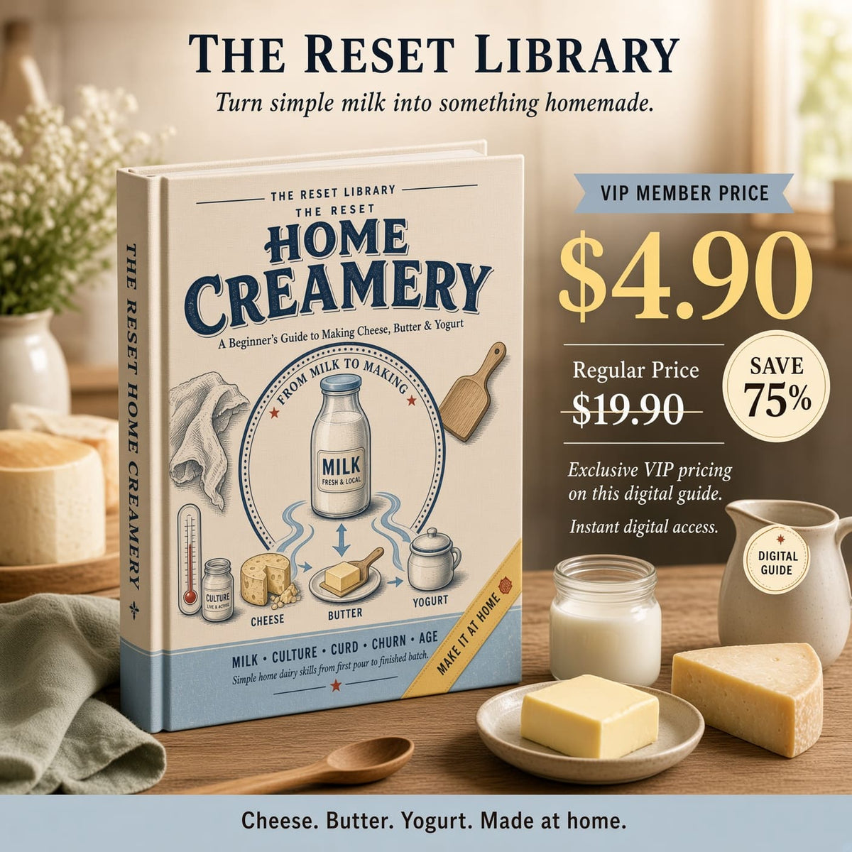 The Reset Home Creamery VIP