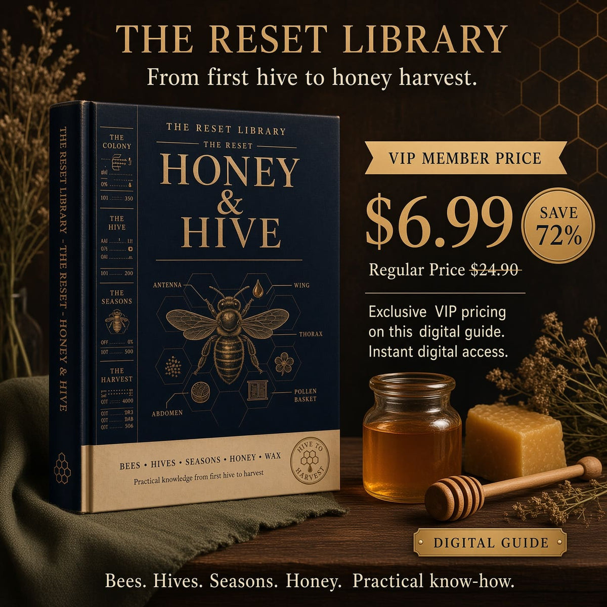 The Reset Honey & Hive Handbook VIP